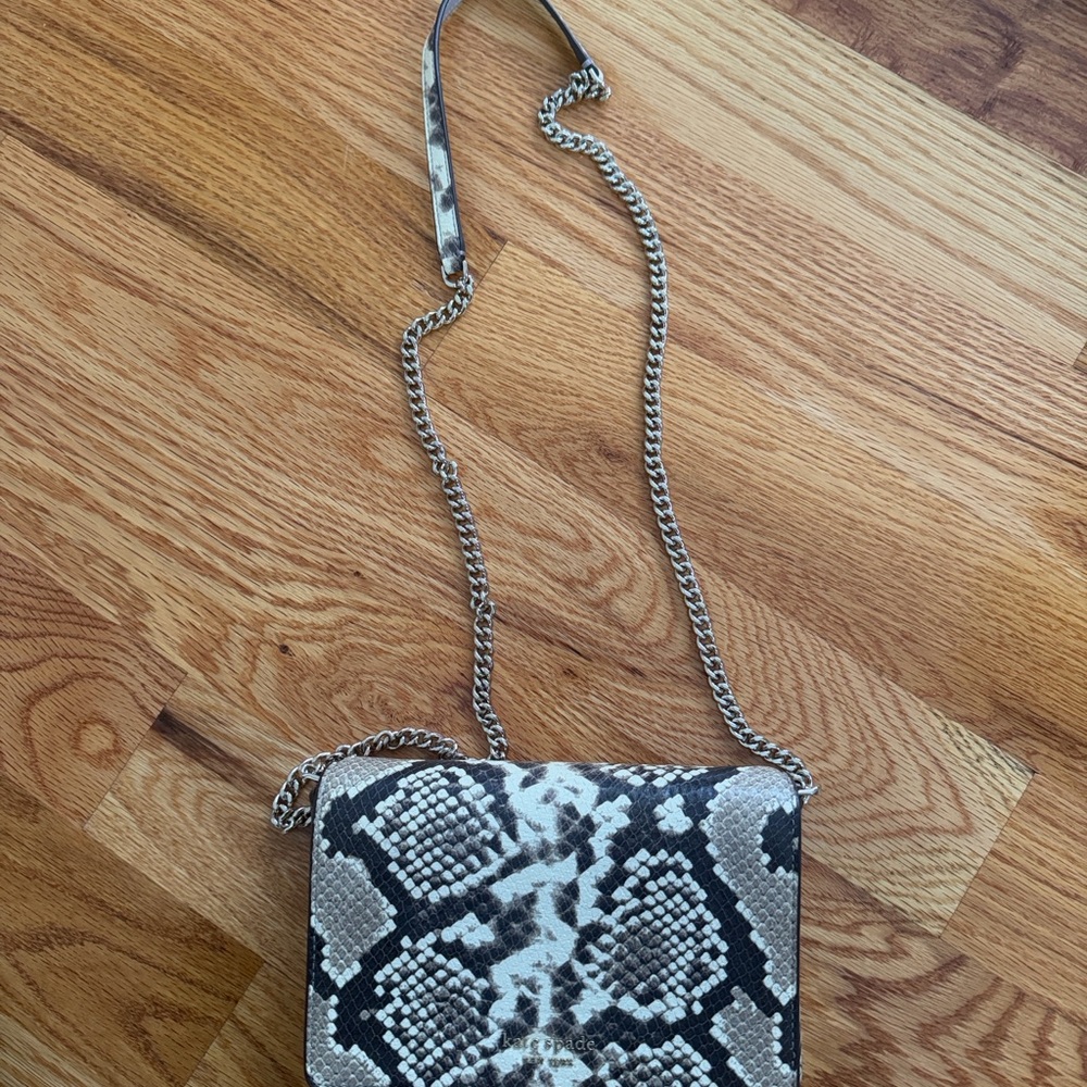 Kate Spade Black and White Crossbody Bag